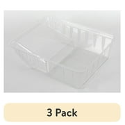 (3 pack) Paint Pro Plastic 6-inch Paint Tray with Grid, Clear