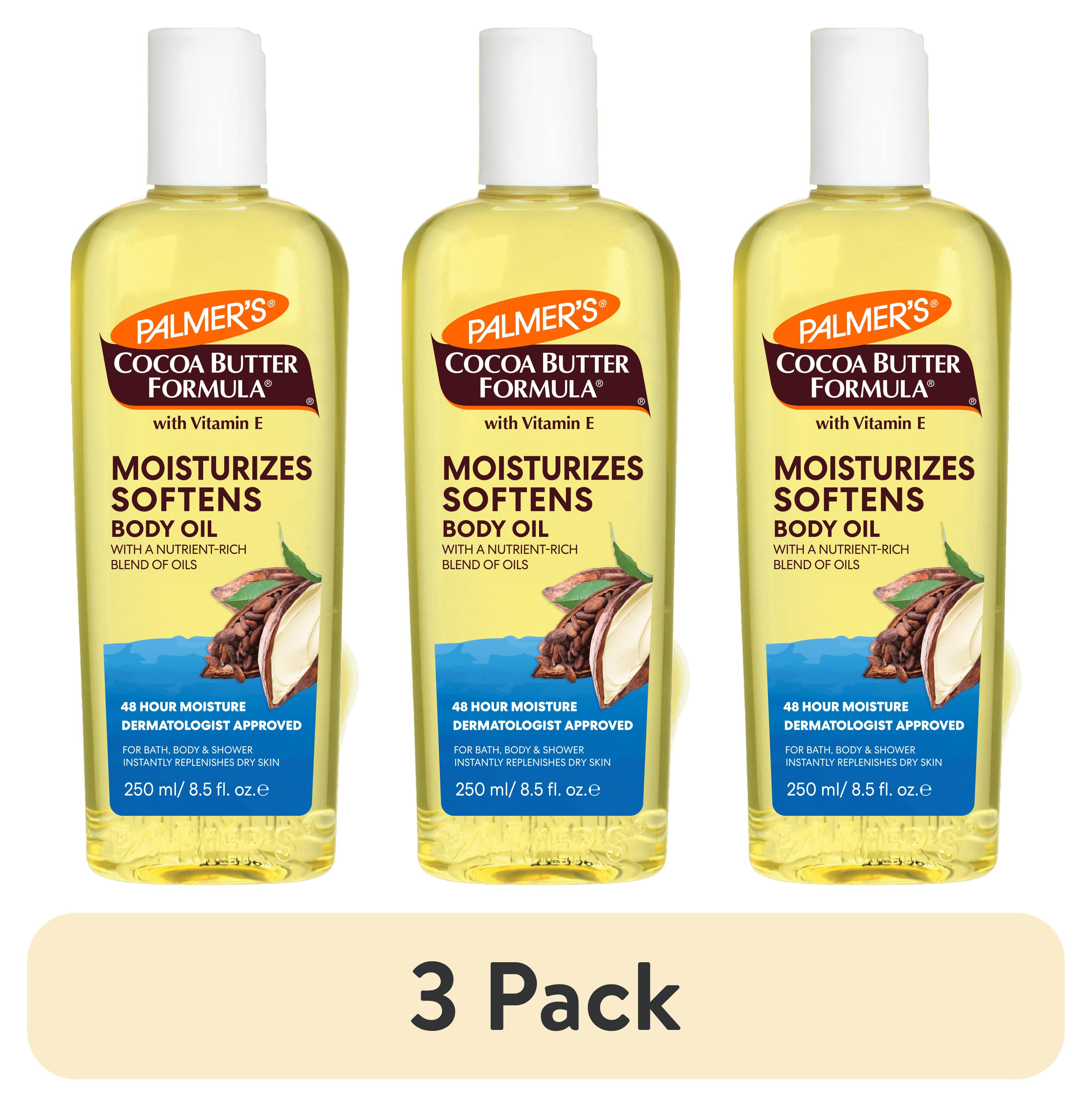 (3 pack) Palmer's Cocoa Butter Formula Body Oil with Vitamin E: Instant Hydration and Radiant Glow, 8.5 fl oz
