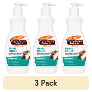(3 pack) Palmer's Cocoa Butter Formula Firming Body Lotion Smooths and Tightens Loose Dry Skin, 13.5 fl. oz.