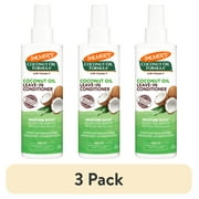 3 pack 8.5 FL OZ PALMERS COCONUT OIL FORMULA STRENGTHENING LEAVE-IN CONDITIONER
