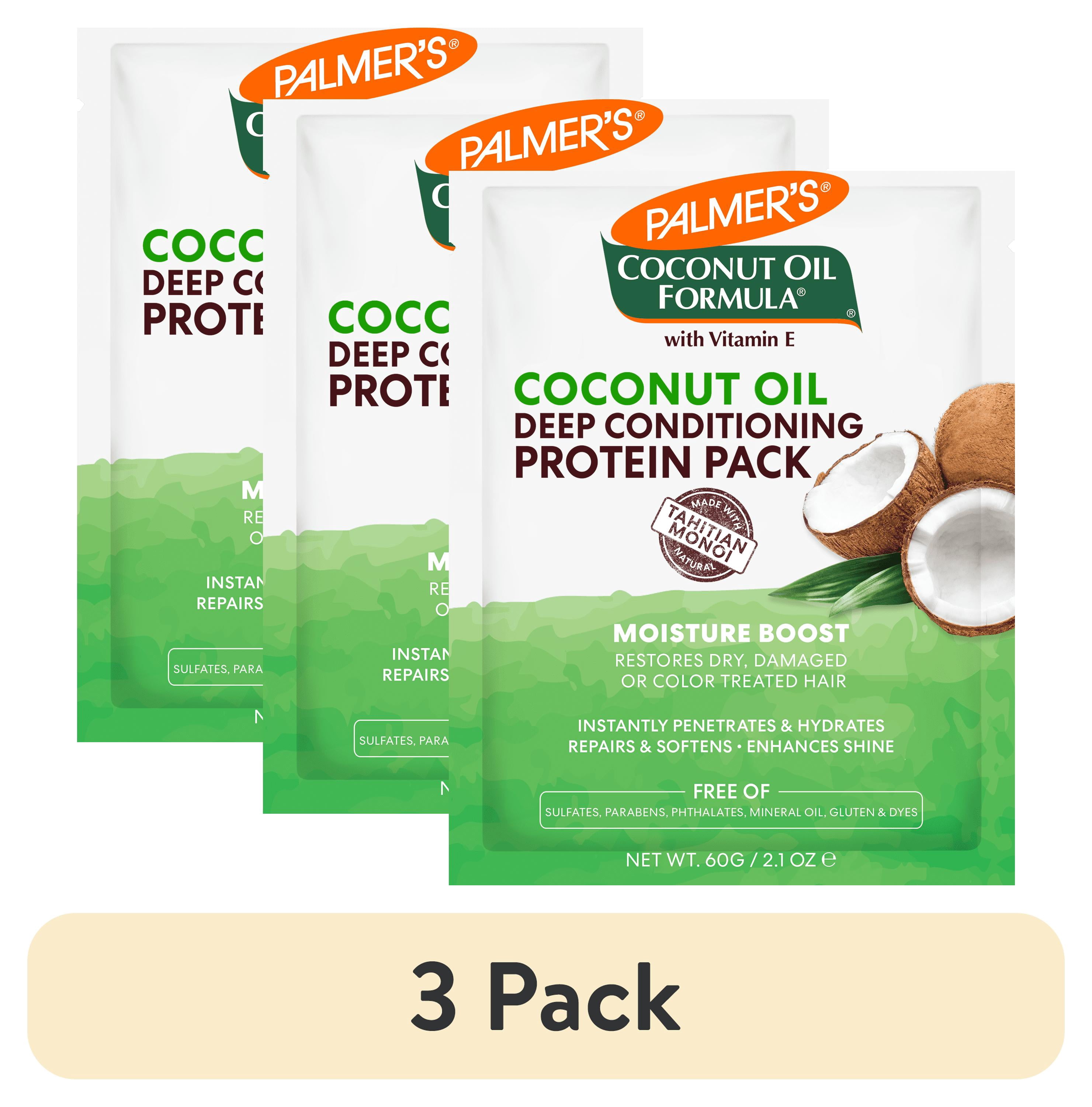 (3 pack) Palmer's Coconut Oil Deep Conditioning Protein Pack, 2.1 Oz