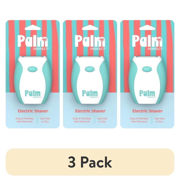 (3 pack) PalmPerfect Electric Shaver