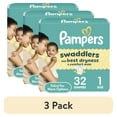 thumbnail image 1 of (3 pack) Pampers Swaddlers Baby Diapers Size 1, 32 Count (Select for More Options), 1 of 17