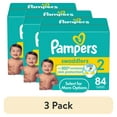 thumbnail image 1 of (3 pack) Pampers Swaddlers Baby Diapers Size 2, 84 Count (Select for More Options), 1 of 15