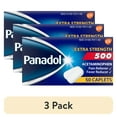 thumbnail image 1 of (3 pack) Panadol Extra Strength 500 mg Acetaminophen Caplets, 50 Count, Pain Relief and Fever Reducer, 1 of 12