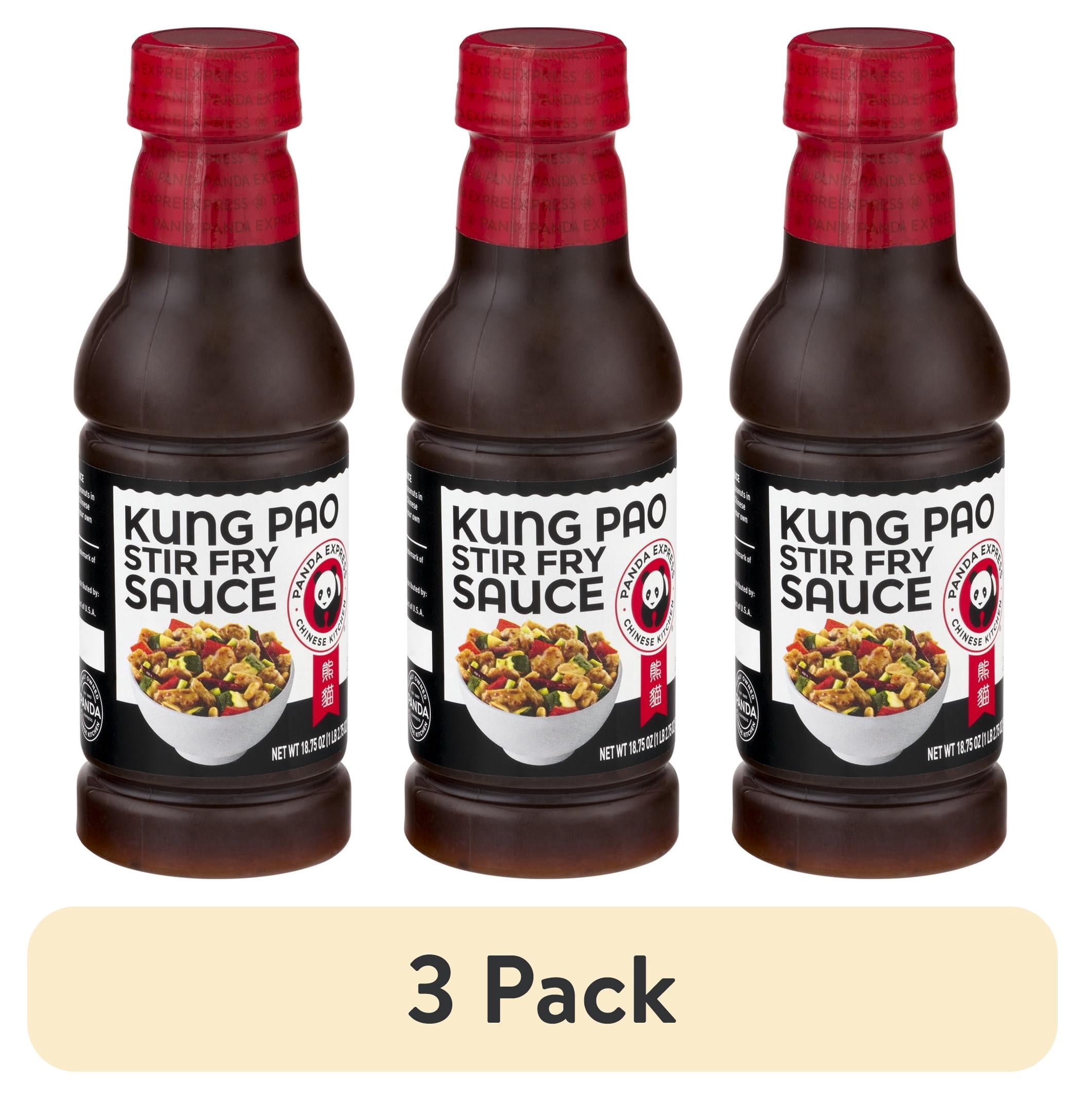 (3 pack) Panda Express Kung Pao Stir Fry Sauce, 18.75 oz Liquid