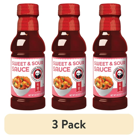 (3 pack) Panda Express Sweet & Sour Sauce 19.8 oz Liquid