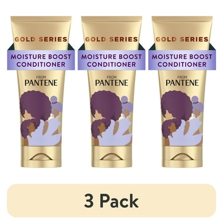 (3 pack) Pantene Pro-V Moisture Boost Conditioner, Gold Series, 11.1 fl oz