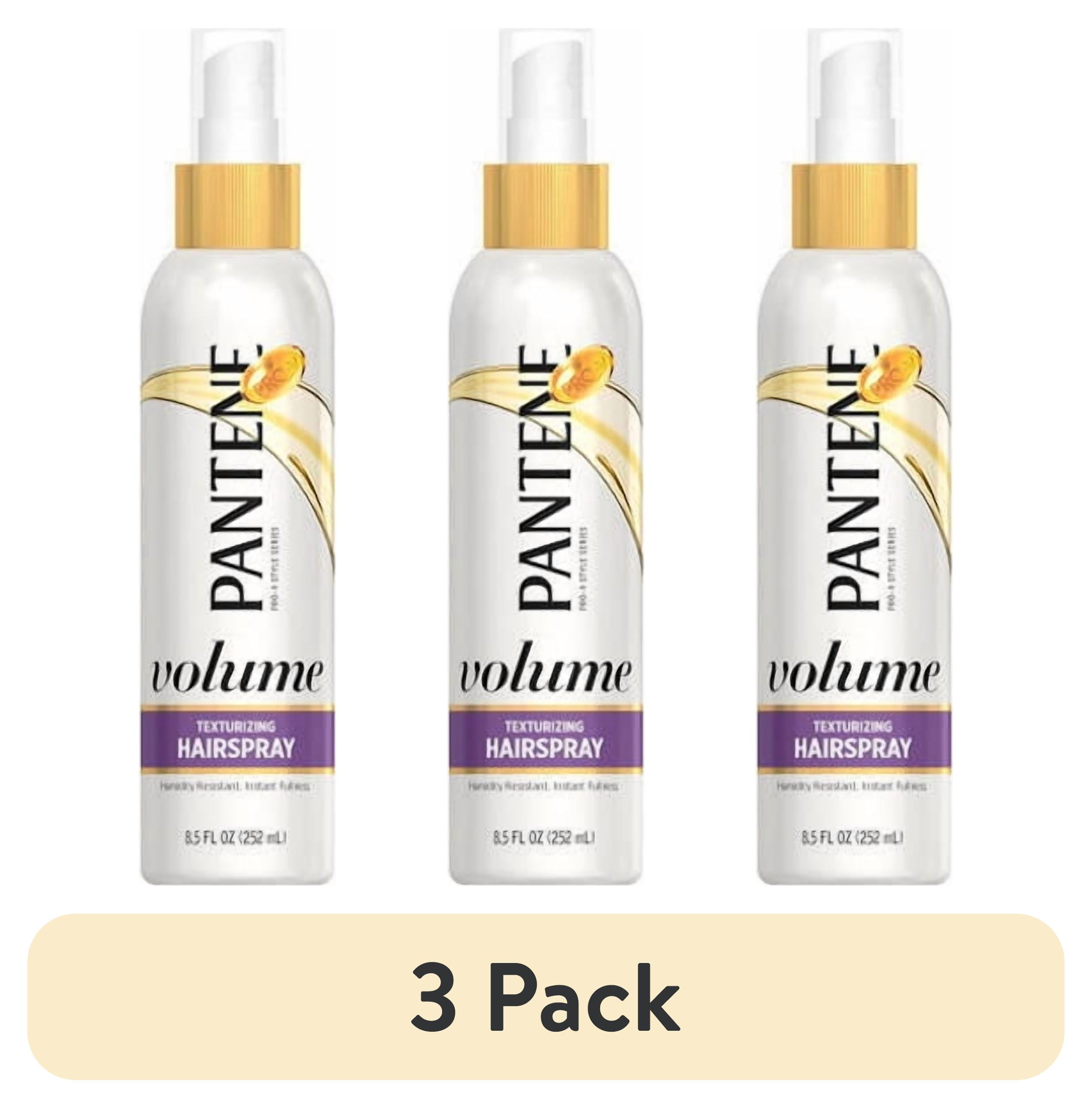 (3 pack) Pantene Pro-V Hair Spray, Texturizing & Volumizing , Non-Aerosol, 8.5 fl oz