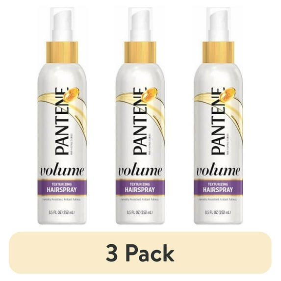 (3 pack) Pantene Pro-V Hair Spray, Texturizing & Volumizing , Non-Aerosol, 8.5 fl oz
