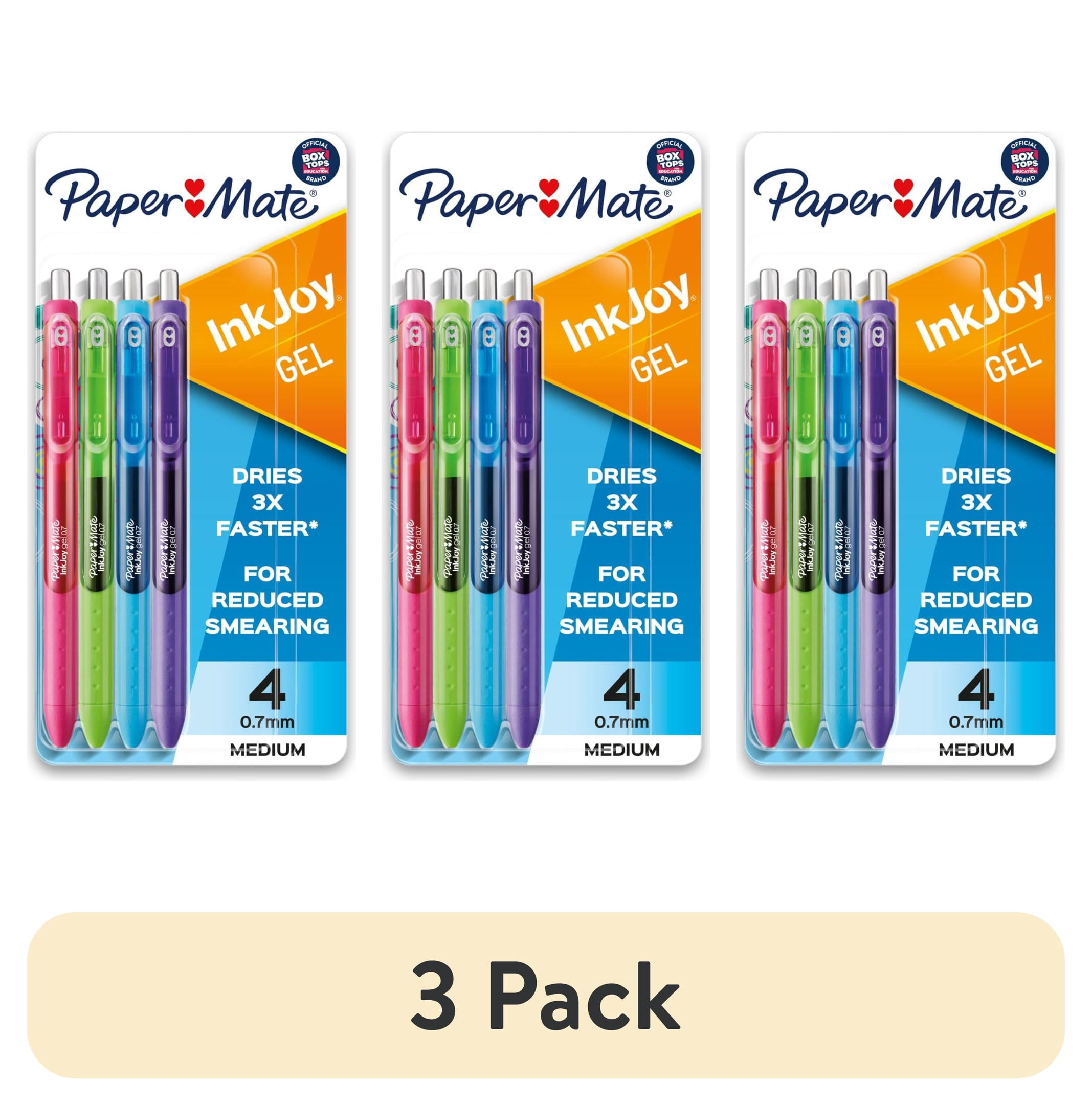 (3 pack) Paper Mate InkJoy Gel Pens, Medium Point, Assorted, 4-Pack