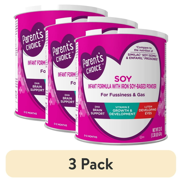 pack) Parent's Choice 22oz Soy Infant Formula
