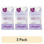 (3 pack) Parent's Choice Infants' Gas Relief Simethicone Drops, 20mg, 1 fl. oz.