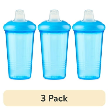 (3 pack) Parent's Choice Non-Spill Soft Spout Sippy Cup, Blue, Unisex, 9 fl oz