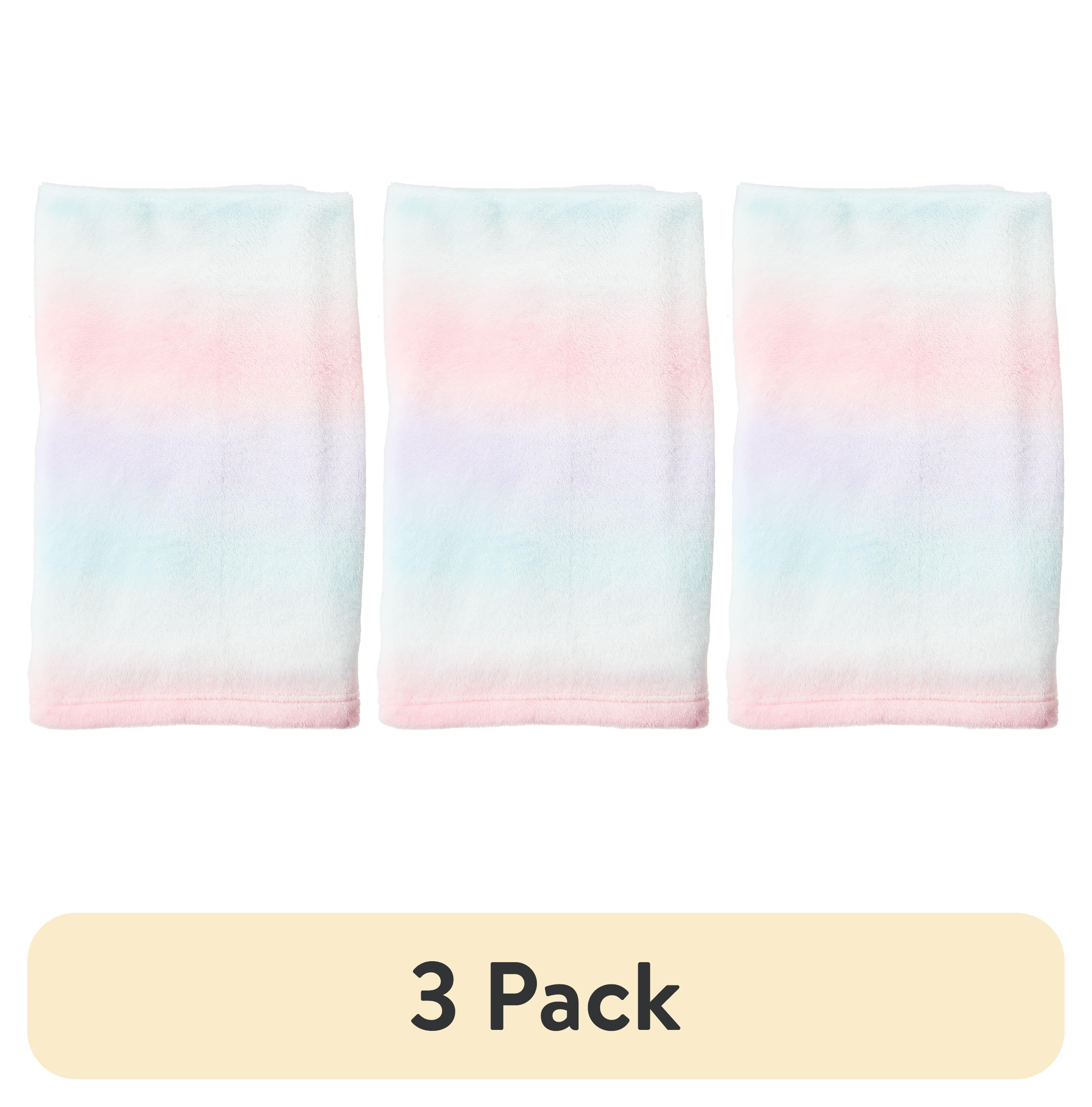 (3 pack) Parent's Choice Plush Blanket, Ombre, 30 in x 36 in