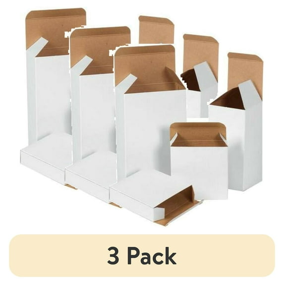 (3 pack) Reverse Tuck Folding Carton