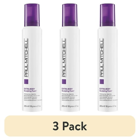 (3 pack) Paul Mitchell Extra Body Foam, 6.7 oz