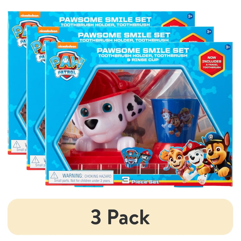 3 pack) Paw Patrol Great Smile Set, 3 Pieces, Ages 3+ - Walmart.com