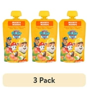 (3 pack) Paw Patrol Mighty Mango Organic Mixed Fruit Puree, 3.5 oz Toddler Snack