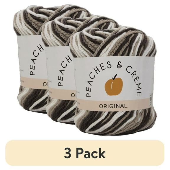 (3 pack) Peaches & Crème Cotton, Chocolate Milk, 2 oz