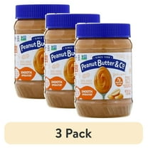 (3 pack) Peanut Butter & Co, Smooth Operator, Gluten Free Peanut Butter Spread, 6g Protein, 16 oz