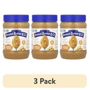 3 pack Peanut Butter & Co, Smooth Operator, Gluten Free Peanut Butter Spread, 6g Protein, 16 oz
