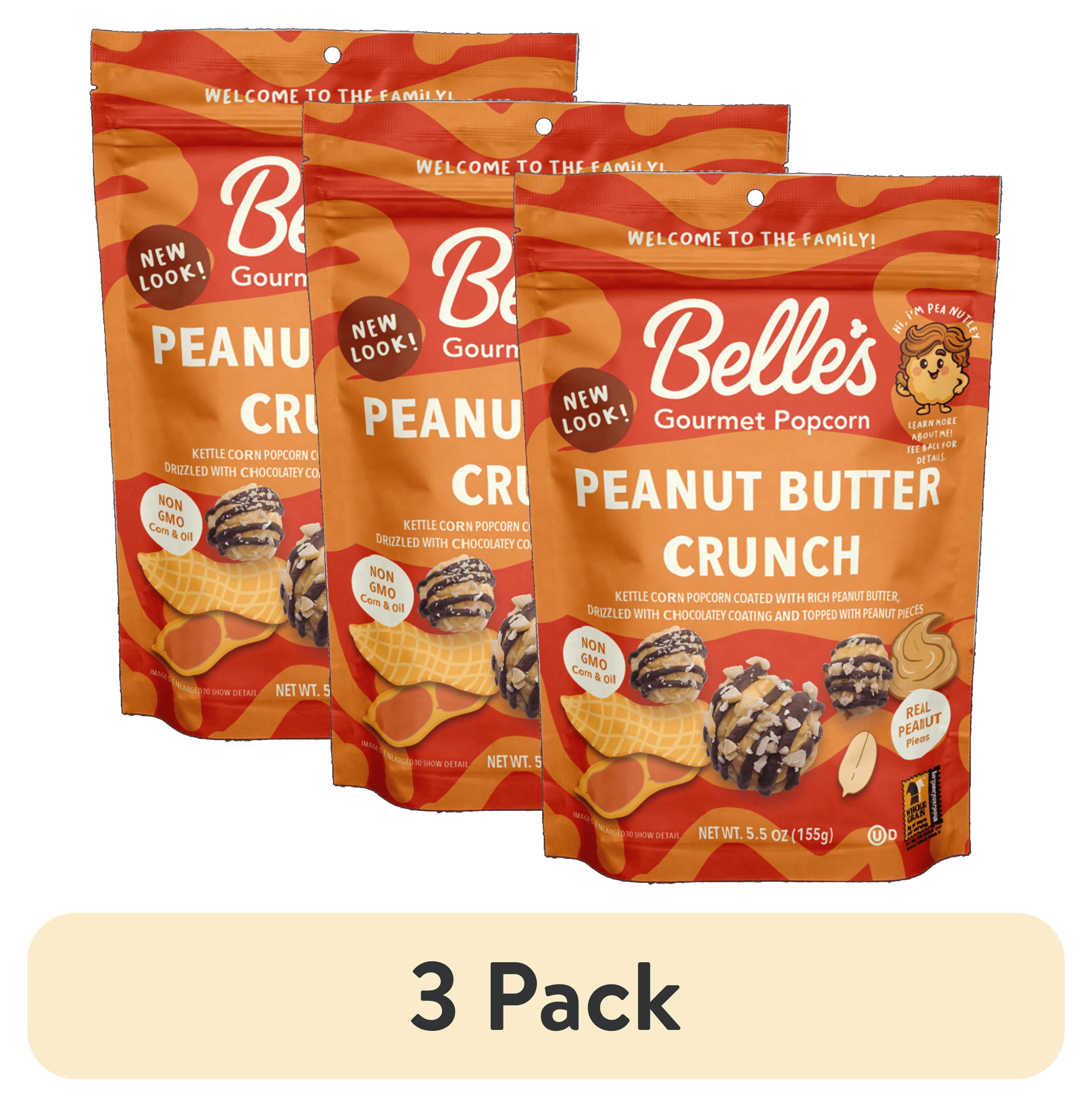 (3 pack) Peanut Butter Crunch Popcorn 5.5 oz