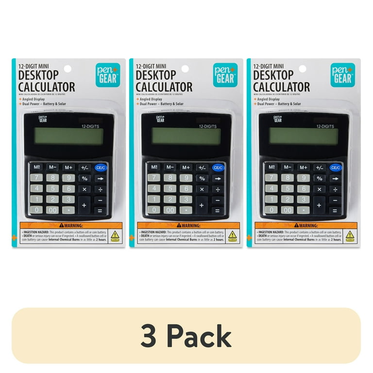 ipamorelin uses and side effects (3 pack) Pen+Gear 12-Digit Mini Desktop Calculator, Black
