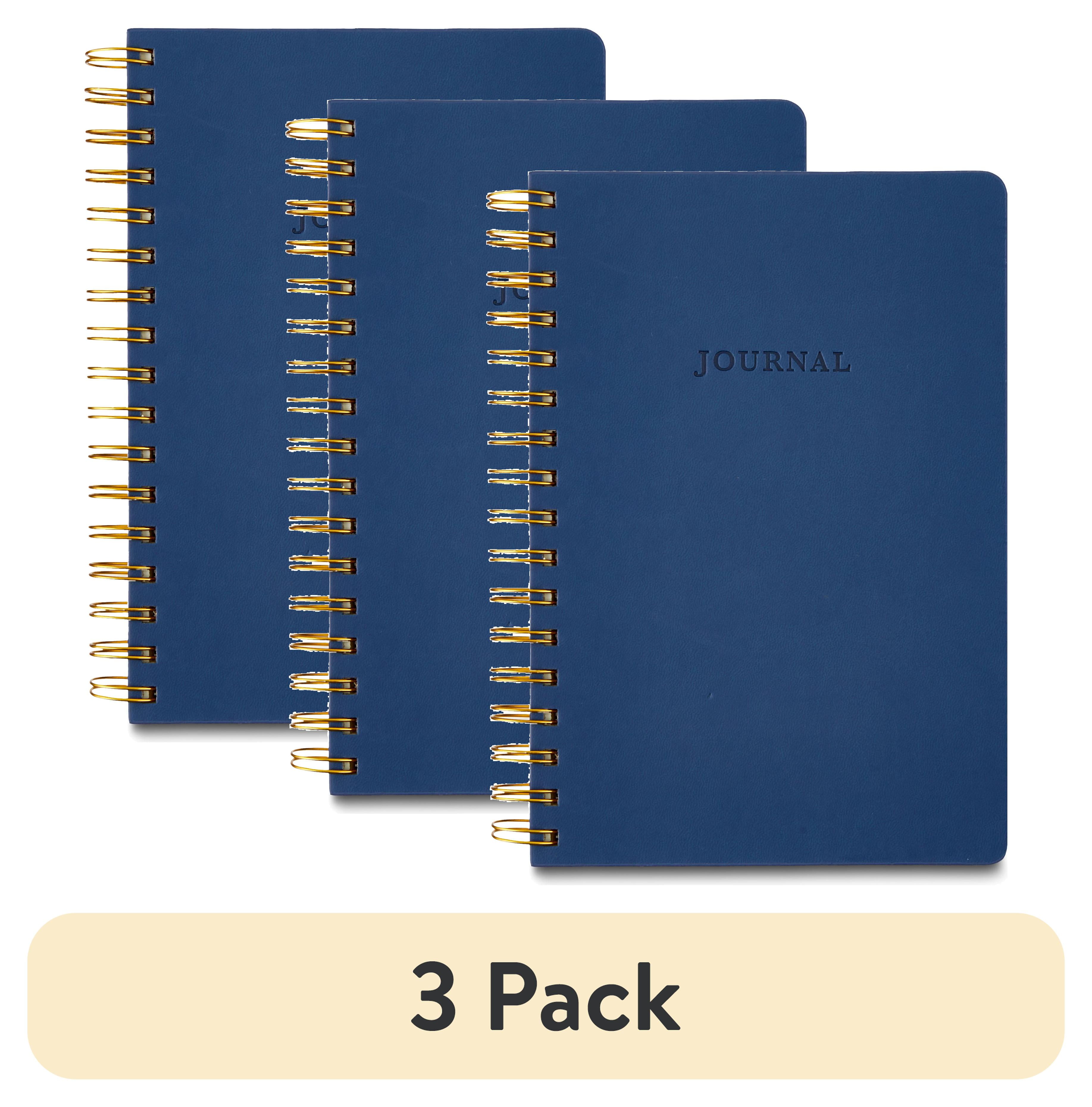 Pen+Gear PU Cover Journal, Navy, 240 Pages, Spiral, Uncoated