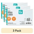 thumbnail image 1 of (3 pack) Pen+Gear Ruled Index Cards, White, 300 Count, 3" x 5", 1 of 7
