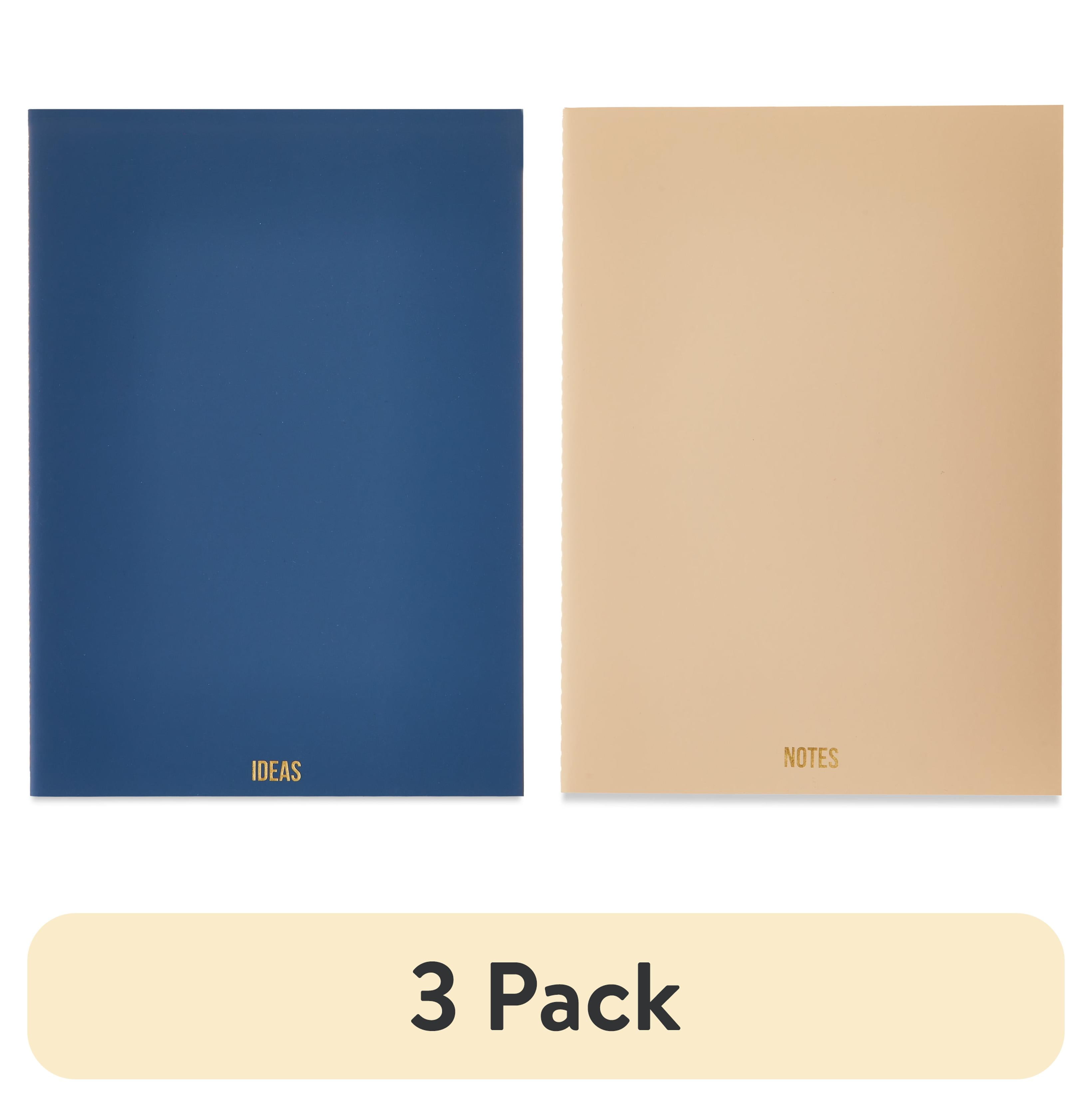 (3 pack) Pen+Gear Simulated Leather Journals, Dusky Taupe & Washed ...