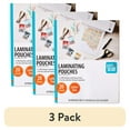 thumbnail image 1 of (3 pack) Pen+Gear Thermal Laminating Pouches 20 Count, 9 x 11.5 x 0.1inch, Laminator Type: Thermal, 1 of 6