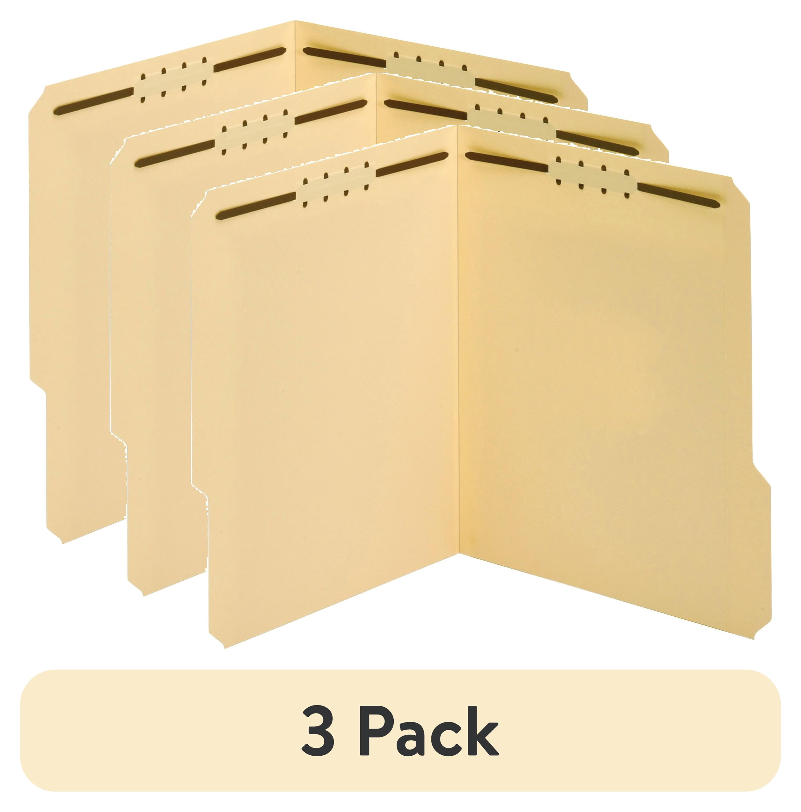 (3 pack) Pendaflex 1/3-cut Tab Manila Fastener Folders, Manila, 50 ...