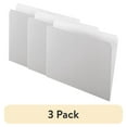 thumbnail image 1 of (3 pack) Pendaflex 152-GRA Two-Tone File Folders, Straight Cut, Top Tab, Letter, Gray/Light Gray, 100/Box, 1 of 7