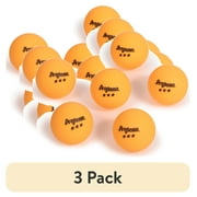 (3 pack) Penn Pro Tournament 3-Star Table Tennis Balls, 40 mm, Orange, 6 Count
