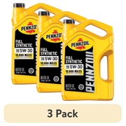 3 pack Pennzoil Full Synthetic 5W-30 Motor Oil, 5 Quart