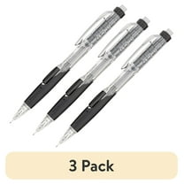 (3 pack) Pentel Twist-Erase Click Mechanical Pencil (0.7mm) Clear Barrel