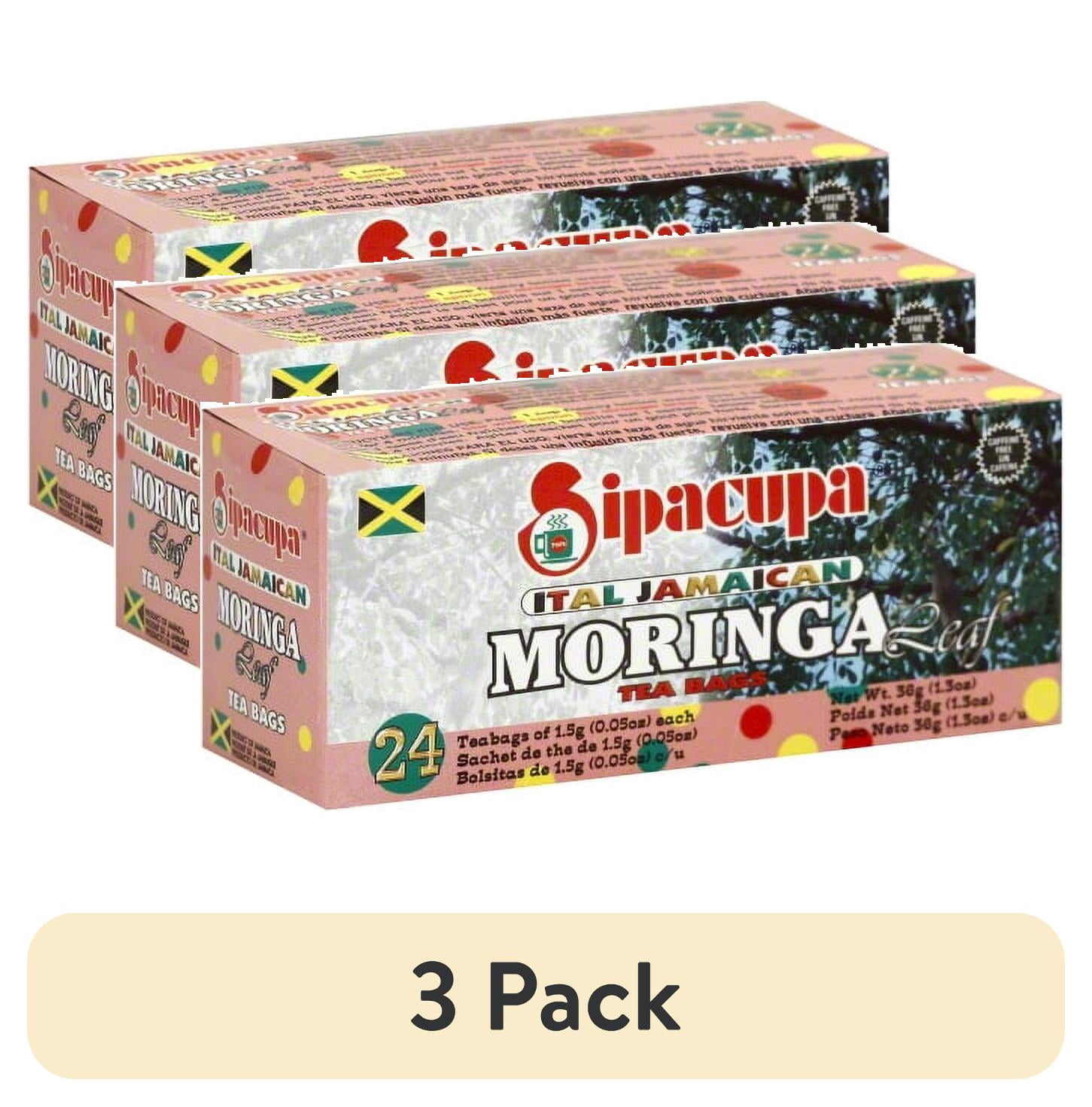 (3 pack) Perishables Jamaica Tops Sipacupa Ital Jamaican Tea, 24 ea