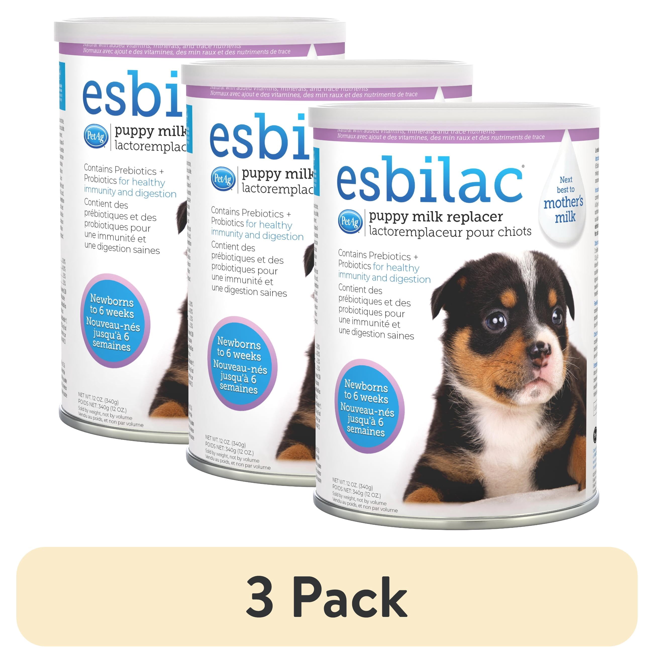 (3 pack) Pet-Ag Esbilac Puppy Milk Replacer Powder - 12 oz