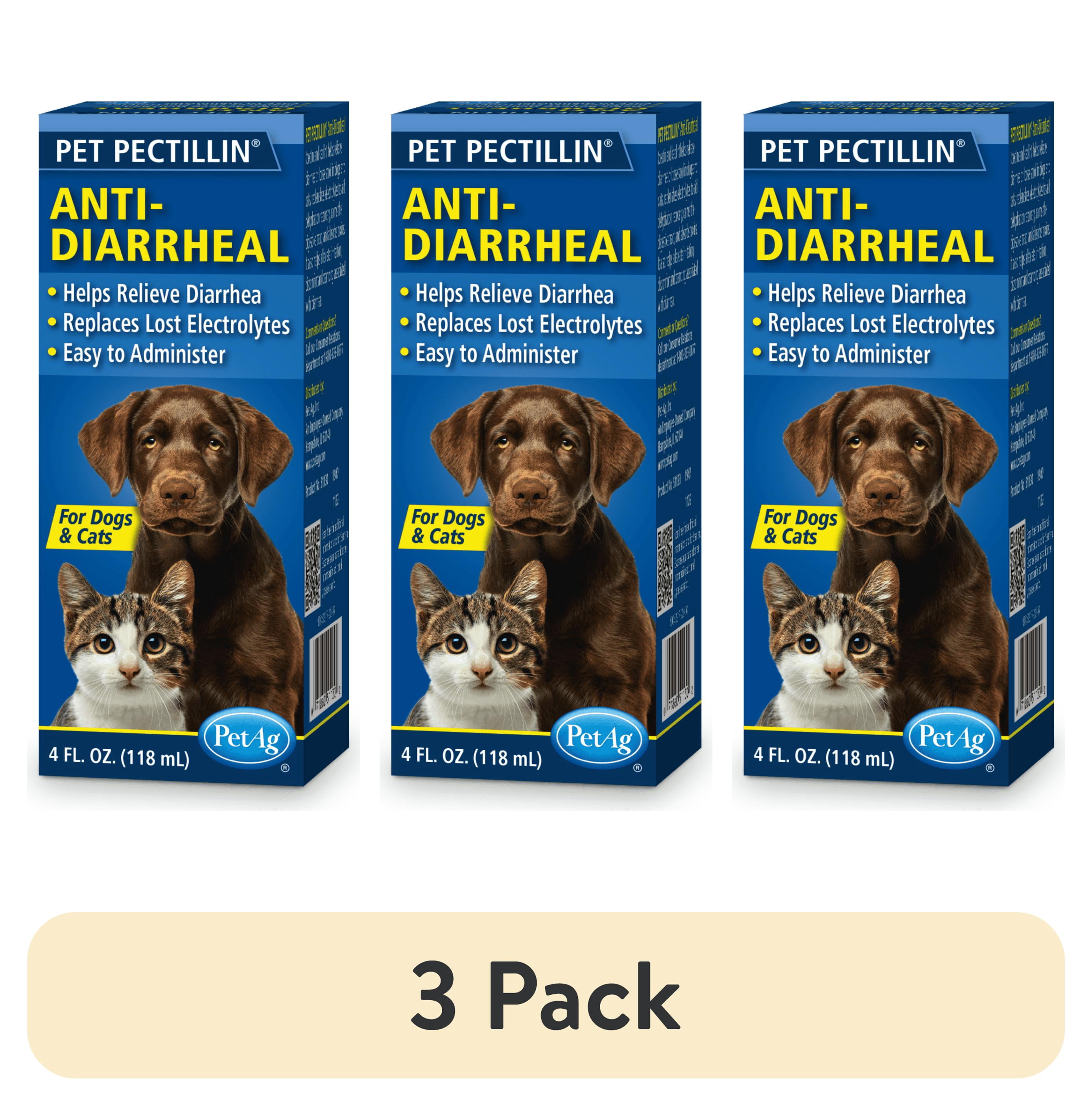 (3 pack) Pet-Ag Pet Pectillin Anti-Diarrheal - 4 oz