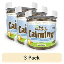 (3 pack) Pet Naturals Calming for Dogs, Anxiety Support Supplement, 90 Bite-Sized Chews