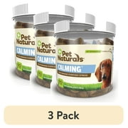 (3 pack) Pet Naturals Calming Anxiety Support Chews for Dogs, Chicken Flavor, 90 Count Jar