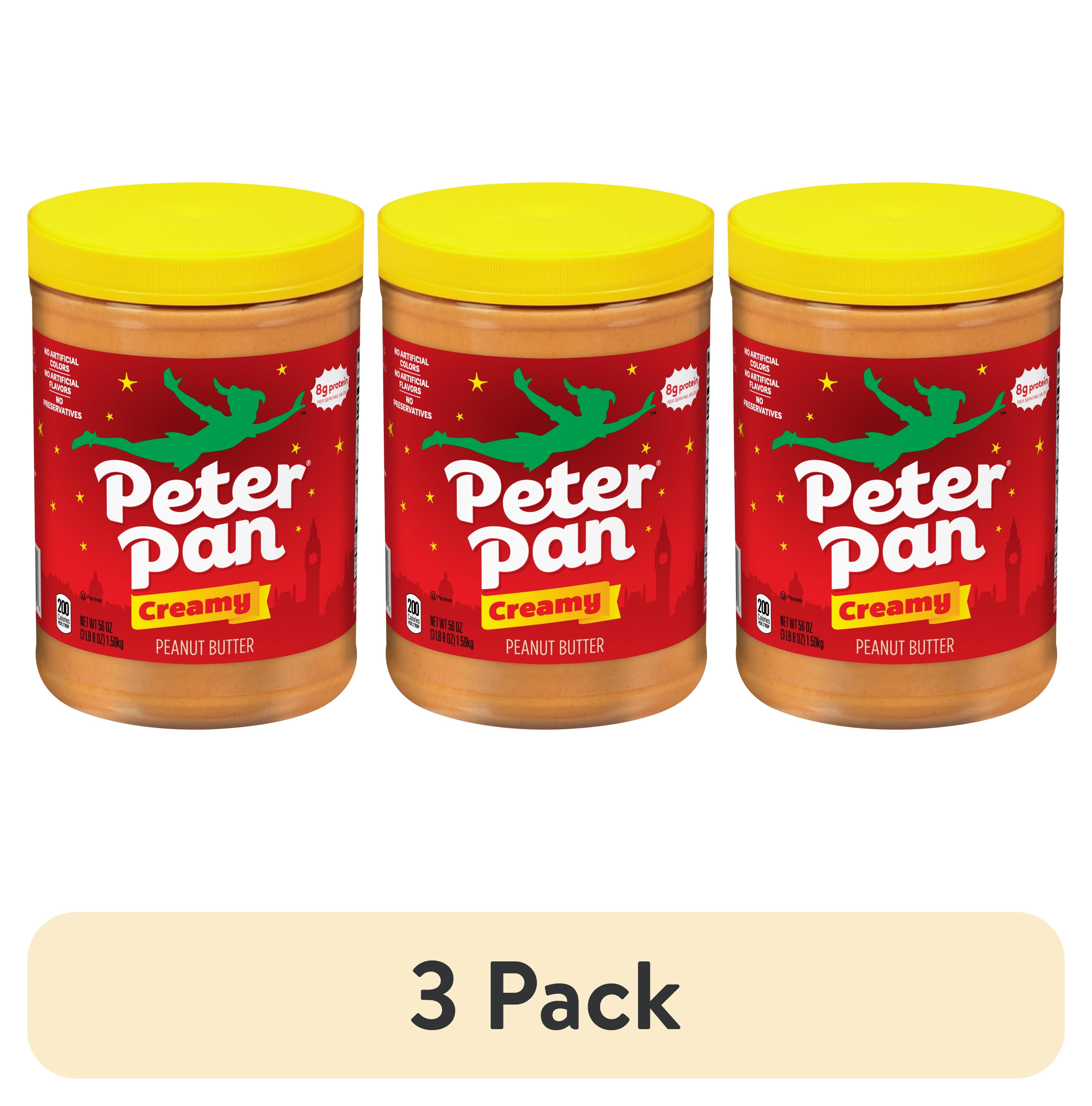 (3 pack) Peter Pan Original Creamy Peanut Butter Spread, 56 oz