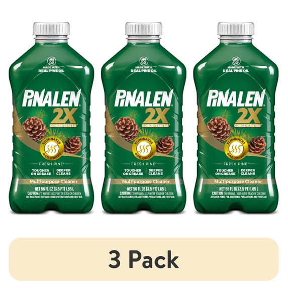 (3 pack) Pinalen 2X Multipurpose Cleaner - Fresh Pine Scent (56 fl oz)
