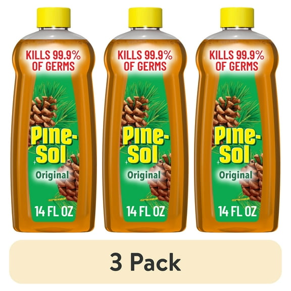 (3 pack) Pine-Sol Multi-Surface Floor Cleaner, Original, 14 Fluid Ounces