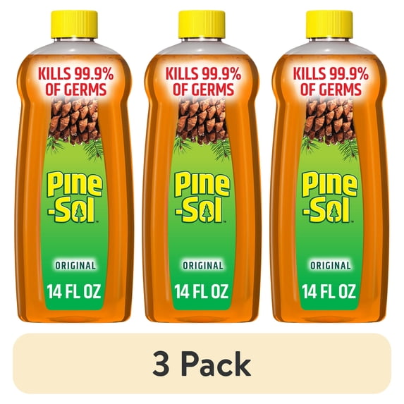 (3 pack) Pine-Sol Multi-Surface Floor Cleaner, Original, 14 Fluid Ounces