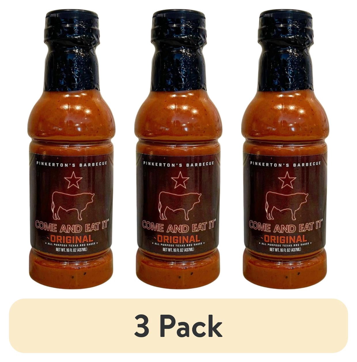 (3 pack) Pinkerton's BBQ Original Sauce