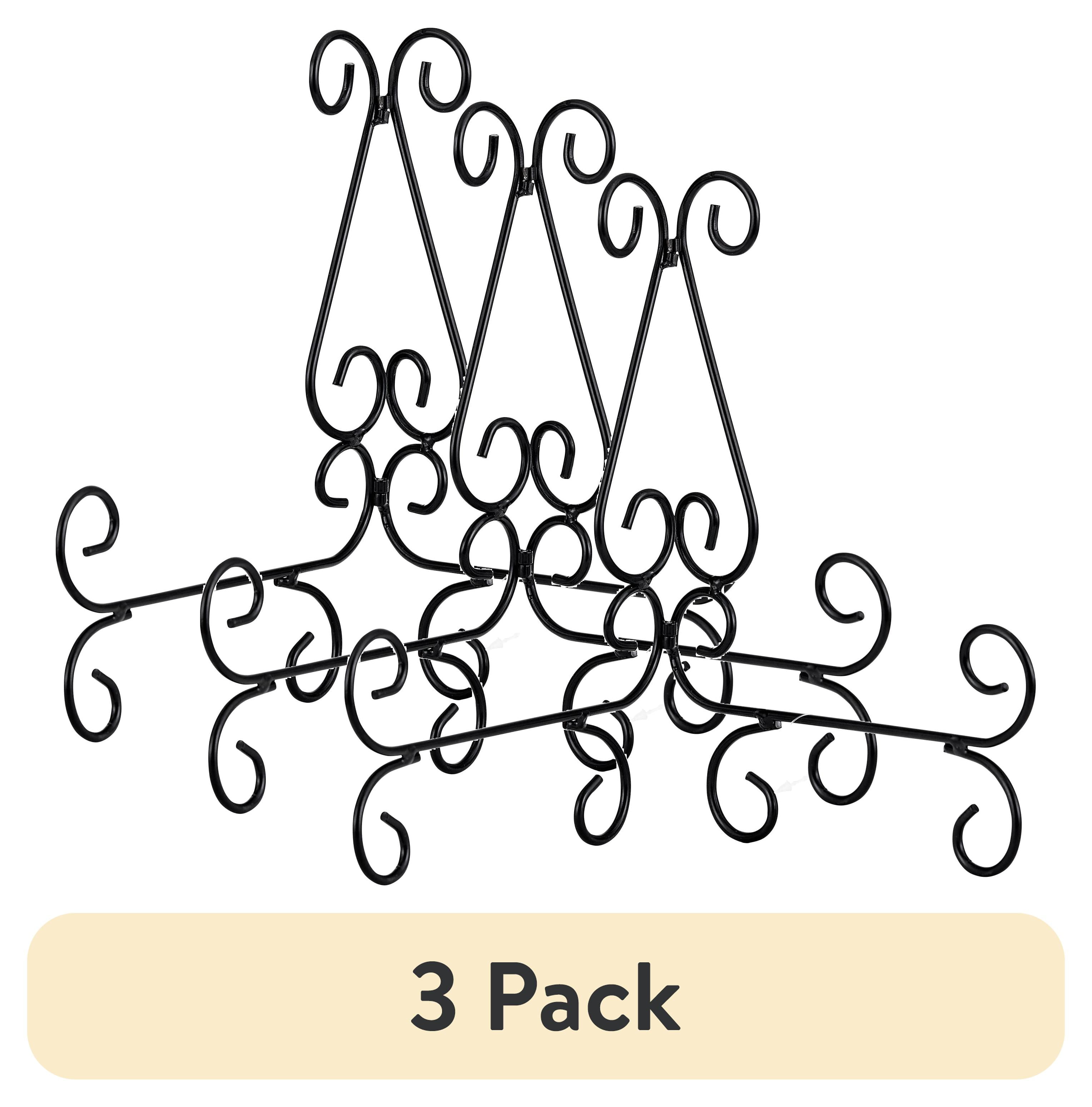 (3 pack) Plaid Metal Folding Easel, Black, 1 Piece, 10"