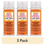 3 pack Mod Podge Clear Acrylic Sealer Spray, 12 fl oz., Gloss