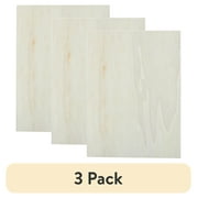 (3 pack) Plaid 96295E Unpainted Wood Surface, Large Rectangle Plaque, 1 Piece, 12" x 9"